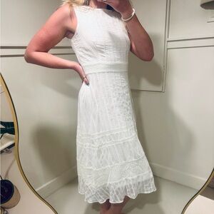 Elegant White Summer Dress